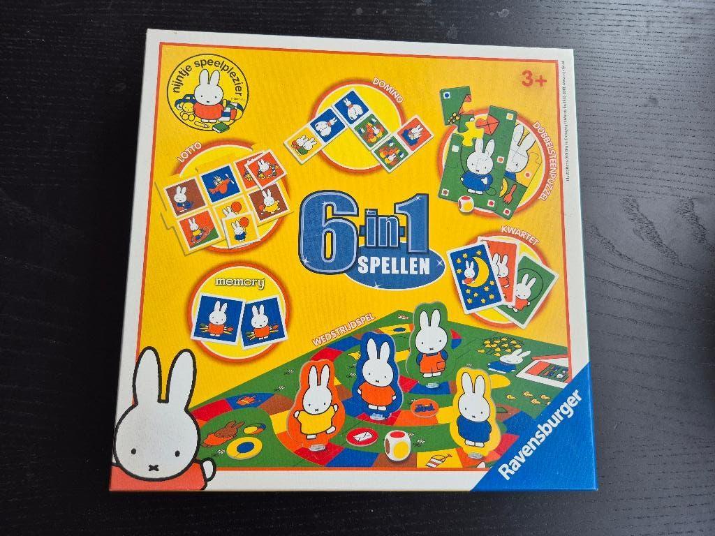 Nijntje spelletjesdoos (6 in 1), Ophalen of Verzenden, Zo goed als nieuw, Taal en Lezen