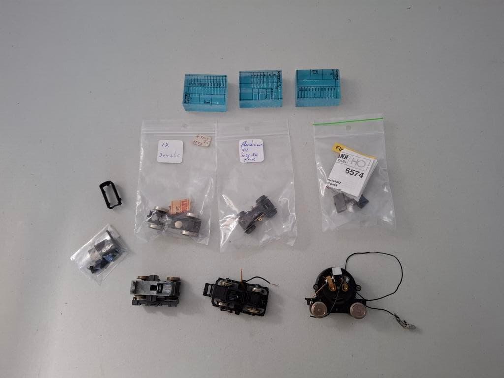 Fleischmann H0 diverse onderdelen, Hobby en Vrije tijd, Gebruikt, Gelijkstroom, Fleischmann, Overige typen