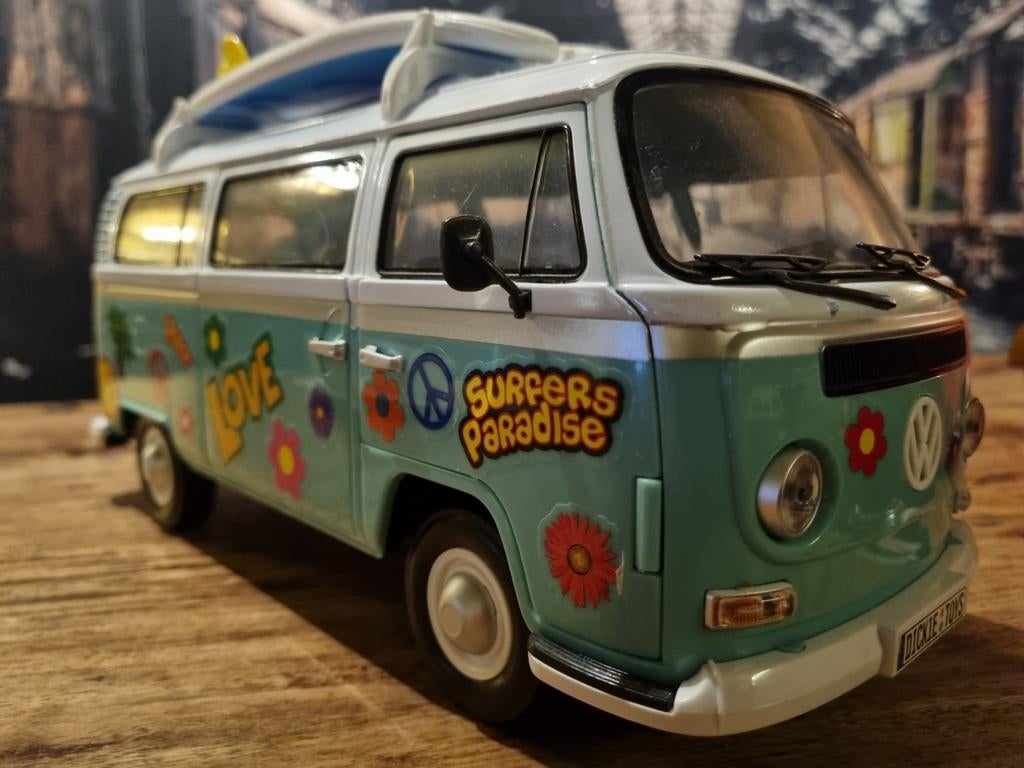 Volkswagen T2 Bus Dickie Toys - Surfers Paradise, Overige merken, Auto, Groter dan 1:32, Ophalen of Verzenden