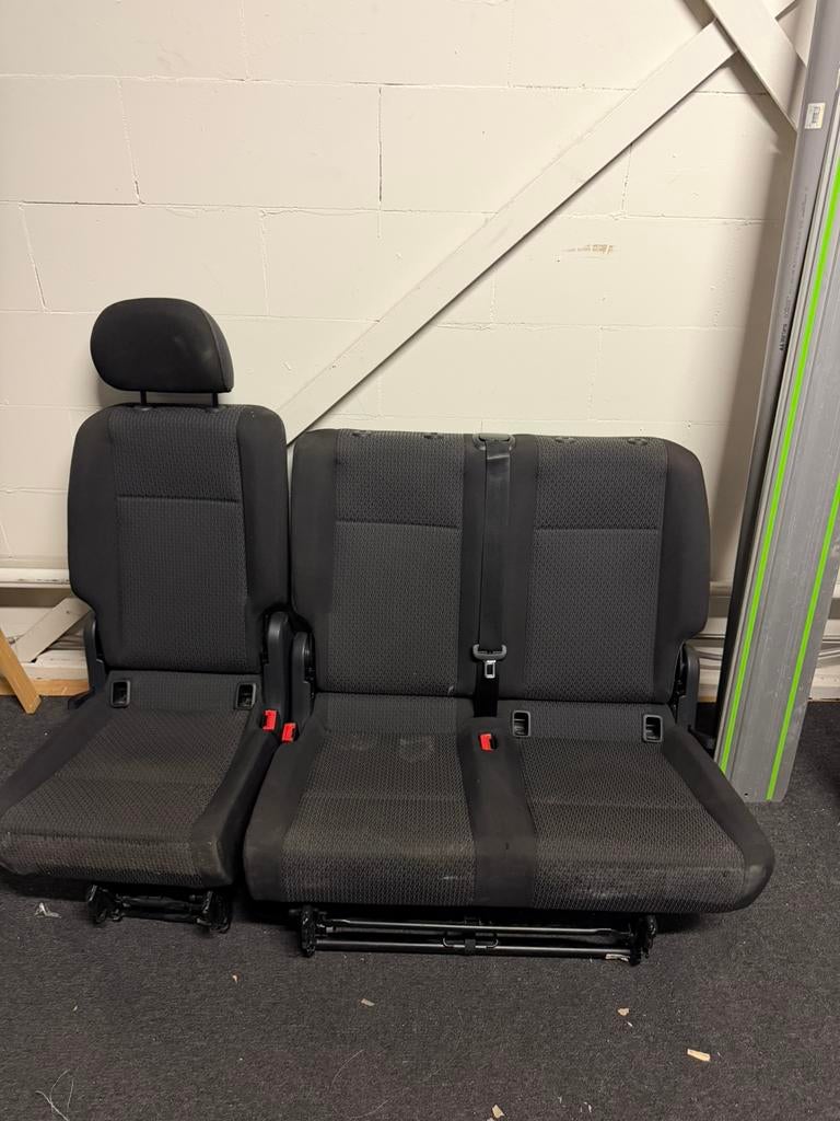 AchterbankStoelen voor caddy met dubbele cabine, Ophalen of Verzenden