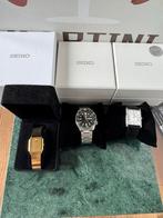 Seiko Tank Horloges: Zilver (2025) & Vintage Goud (1989), Sieraden, Tassen en Uiterlijk, Horloges | Heren, Ophalen of Verzenden