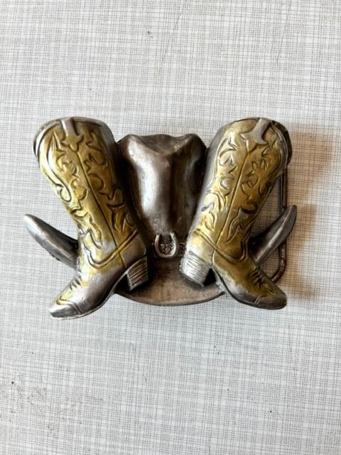 Vintage country & western buckle, Kleding | Heren, Riemen en Ceinturen, Losse buckle of gesp, Overige kleuren, Minder dan 95 cm