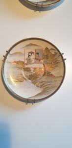 2 Antieke Japanse Satsuma Borden - Handgeschilderd, Ophalen of Verzenden