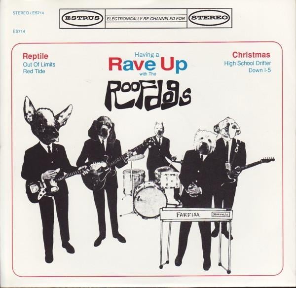 the roofdogs/having a rave up with the roofdogs-ga/punk/surf, Verzenden, 7 inch, Single, Zo goed als nieuw