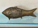 Oosters indian Dhokra  koper opengewerkt Vis beeldje, Ophalen of Verzenden