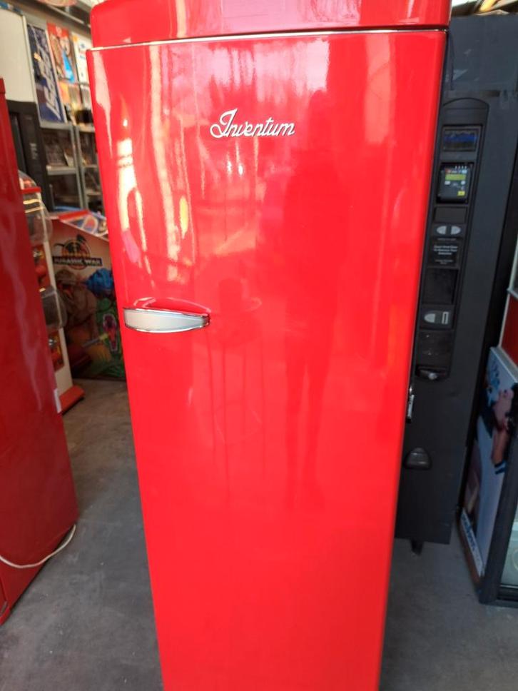 Retro koelkast Rood Inventum, Verzamelen, Retro, Huis en Inrichting, Ophalen