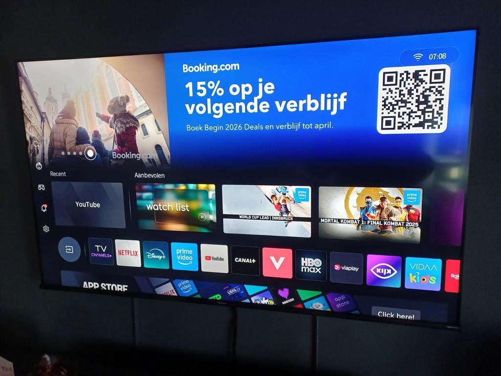 HISENSE 58 INCH QLED MET SOUNDBAR, Audio, Tv en Foto, Televisies, QLED, 50 Hz, Zo goed als nieuw, 100 cm of meer