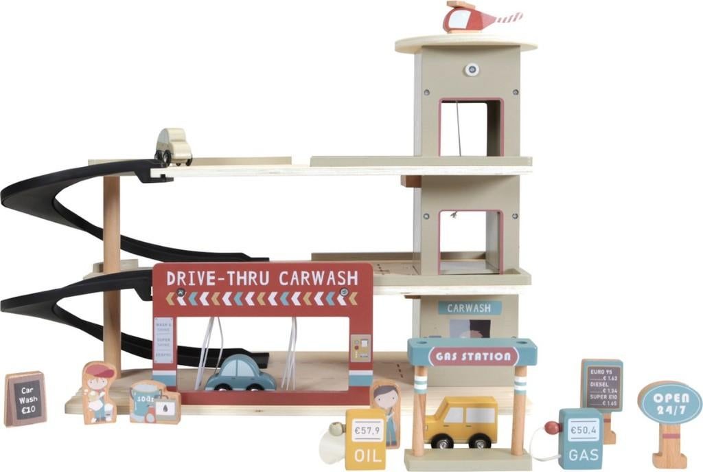 Little Dutch Uitbreidingsset Houten Garage, Kinderen en Baby's, Speelgoed | Houten speelgoed, Ophalen, Nieuw