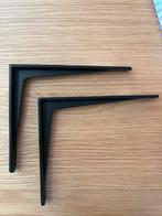2x duraline plankdragers zwart, Huis en Inrichting, Woonaccessoires | Wandplanken en Boekenplanken, Ophalen of Verzenden, Zo goed als nieuw