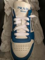 prada leather downtown / maat 42 / met bon, Ophalen, Blauw, Sneakers of Gympen, Zo goed als nieuw