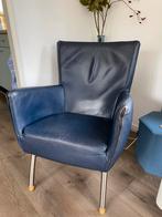 Leren Fauteuils van Gerard vd Berg, Ophalen, Gebruikt, Minder dan 75 cm, Leer