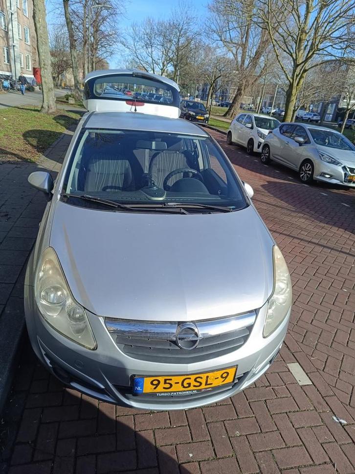 Opel Corsa 1.4 16V 5D 2008 Grijs, Auto's, Opel, Particulier, Corsa, Benzine, B, Hatchback, Handgeschakeld, Origineel Nederlands