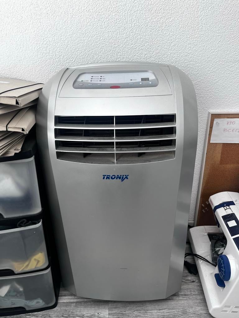 Tronix Mobiele Airco met Afvoerslang - Koelen, Ontvochtigen,, Witgoed en Apparatuur, Airco's, Gebruikt, Minder dan 60 m³, Timer