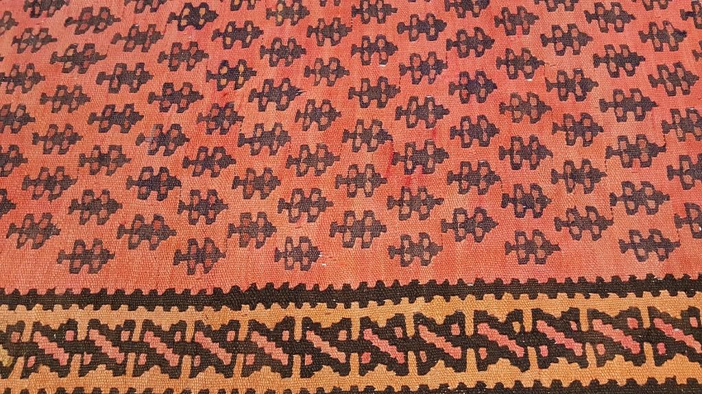 Perzisch tapijt Senneh kelim 280x140/kleed/wandkleed/Oosters, 100 tot 150 cm, Www.simatapijten.nl, 200 cm of meer, Ophalen of Verzenden