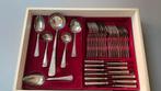 Sola 100 Haags Lofje verzilverde bestekset 41 delig (6 pers), Gebruikt, Ophalen of Verzenden, Vaatwasserbestendig, Zilver