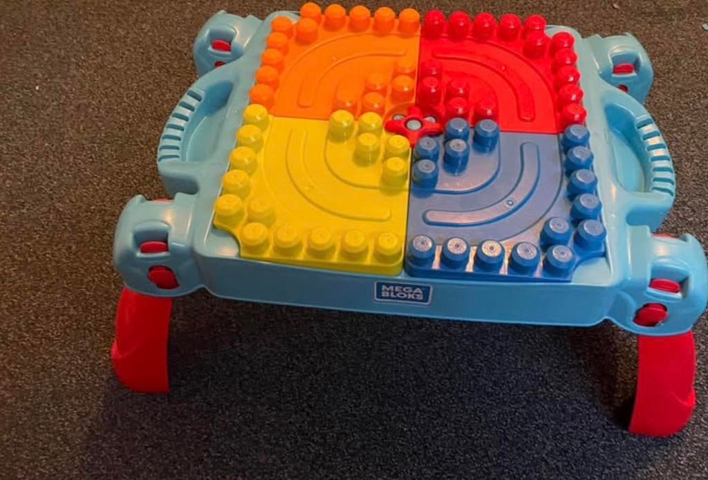Megabloks bouwtafel, Ophalen, Zo goed als nieuw