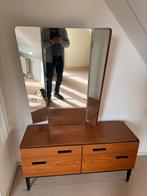 Vintage make-up kastje met spiegel, Gebruikt, 100 tot 150 cm, Hout, 50 tot 100 cm