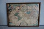 Schilderij met een wereldbol kaart globe, Ophalen of Verzenden, Zo goed als nieuw