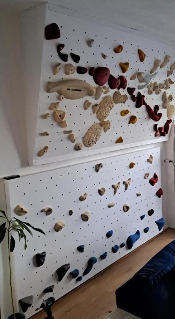 Veel klimgrepen voor boulerwand, Ophalen, Gebruikt, Klimsport-accessoire