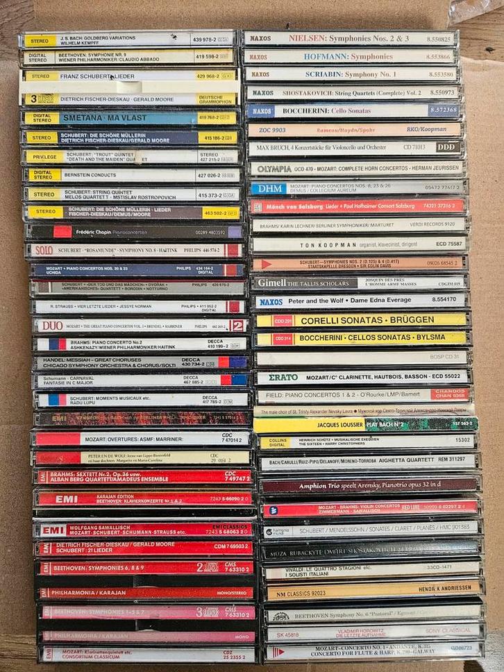 Box met 63 klassieke cd’s., Cd's en Dvd's, Cd's | Klassiek, Zo goed als nieuw, Overige typen, Ophalen of Verzenden