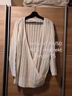 Bodyflirt gebreid vest, maat 48/50, wit, Wit, Maat 46/48 (XL) of groter, Ophalen of Verzenden, Gedragen