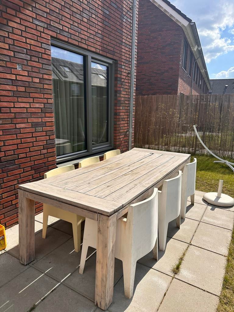 Driade Toy tuinstoelen Philippe Starck, 6 stuks, Ophalen, Gebruikt, Kunststof