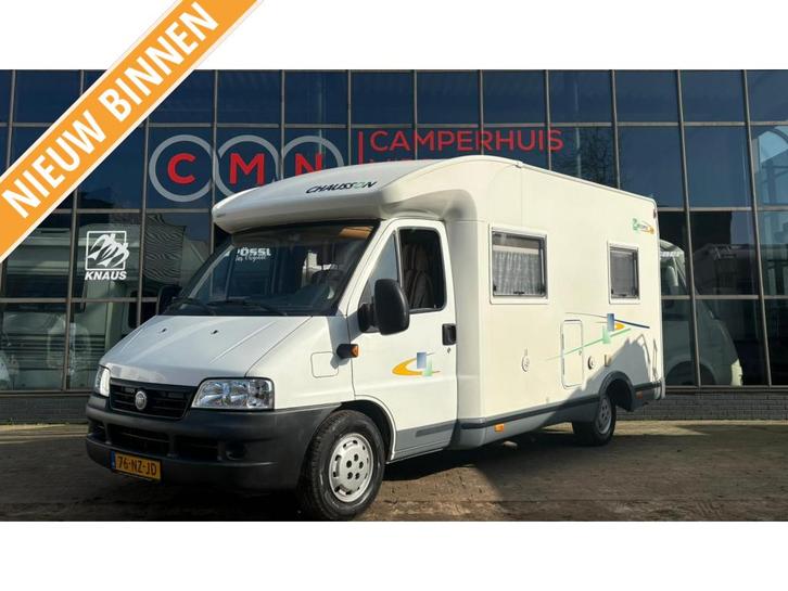 Chausson Welcome 55 Airco,Vastbed,Luifel, Caravans en Kamperen, Campers, Bedrijf, tot en met 4, Half-integraal, Chausson, Fiat