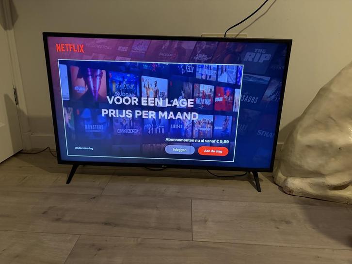 LG 43 inch 4K Smart TV, Audio, Tv en Foto, Televisies, Gebruikt, LCD, 100 cm of meer, 4k (UHD), LG, 50 Hz, Smart TV, Ophalen