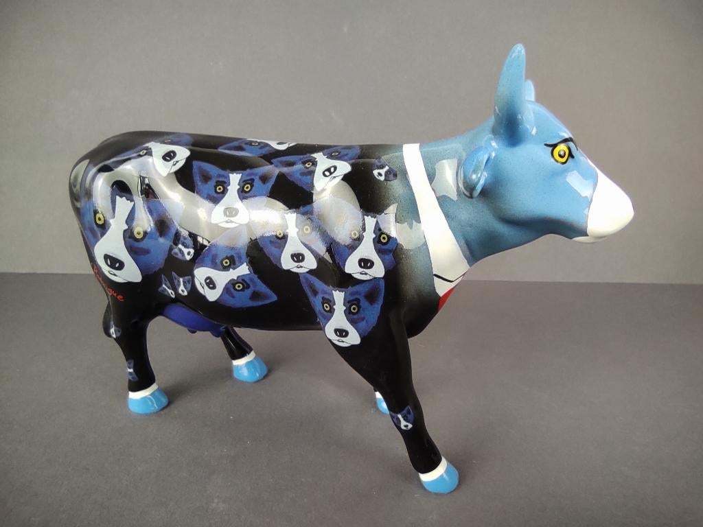 CowParade Koe "Black Tie Dogs" MEDIUM (zeer zeldzaam), Ophalen of Verzenden