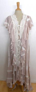 Aparte boho/Ibiza 70% silk maxi jurk made in India! L, Overige kleuren, Verzenden, Maat 42/44 (L), Zo goed als nieuw