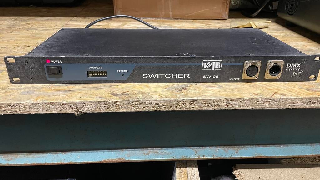 VMB SW-08 DMX Switcher | 8 kanalen DMX-512 Switchpack, Ophalen of Verzenden, Gebruikt