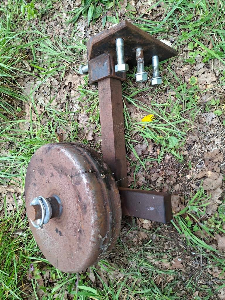 Steunwiel Goudland ploeg, Ophalen