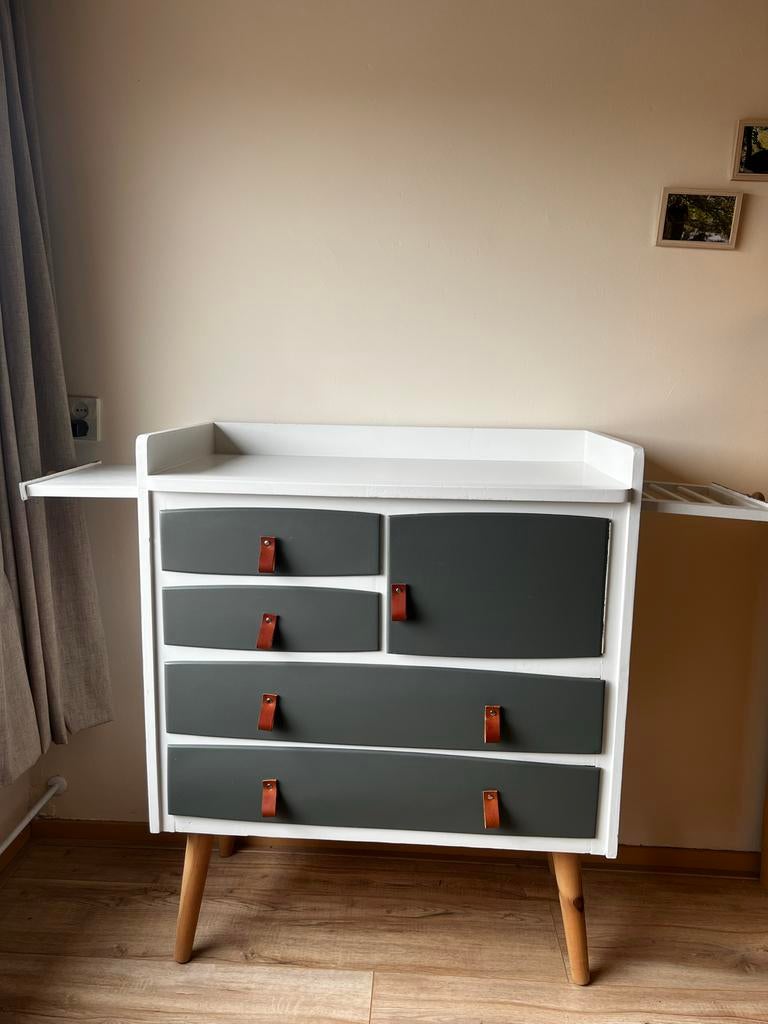 Antieke opgeknapte commode, Ophalen, Gebruikt, 50 tot 70 cm, 75 tot 100 cm