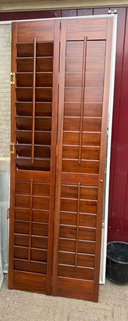 Louvre deur, Doe-het-zelf en Verbouw, Deuren en Horren, Ophalen, Gebruikt, Minder dan 80 cm, Binnendeur