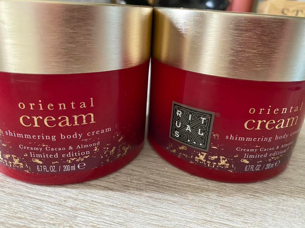 Rituals oriental dream bodycreme 30 euro per stuk, Ophalen of Verzenden, Nieuw, Bodylotion, Crème of Olie
