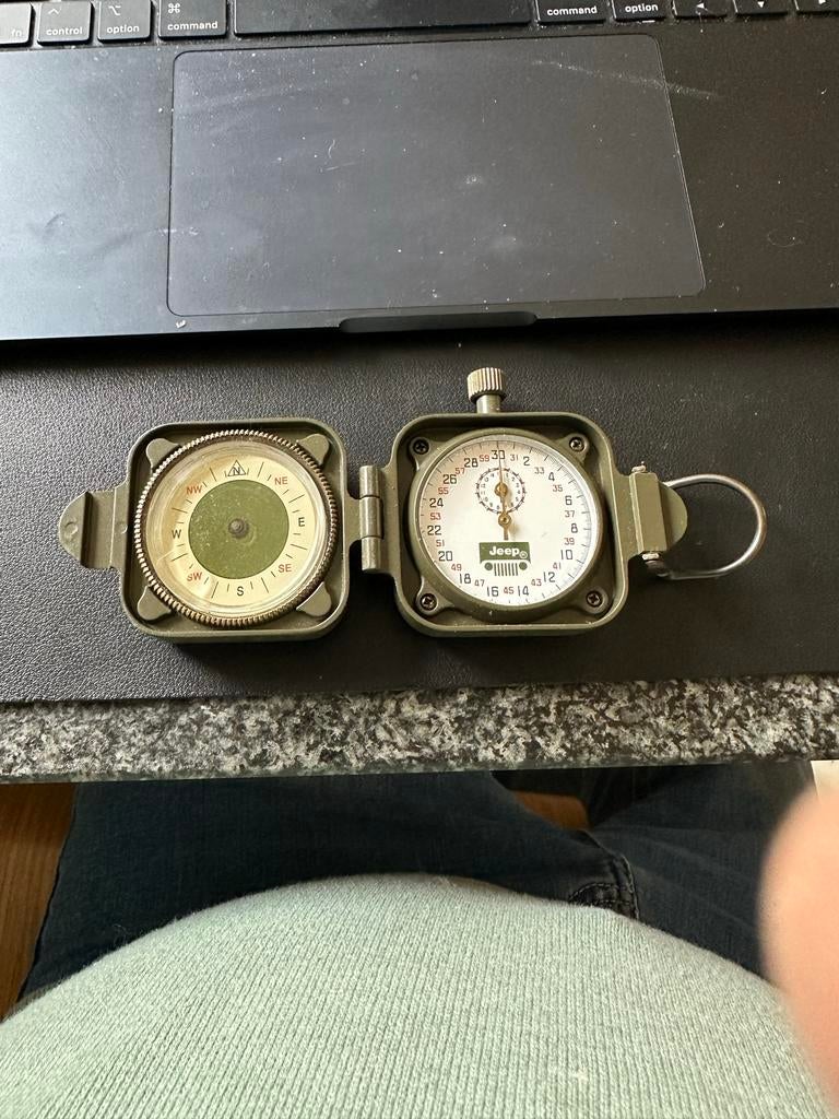 Jeep kompas en stopwatch, Auto diversen, Verzenden, Nieuw