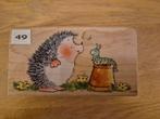 Penny Black Egels nr 49, Hobby en Vrije tijd, Stempelen, Ophalen of Verzenden, Gebruikt, Houten stempel