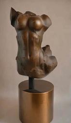 Massief massief Brons beeld Rob Thalen Abstract vrouw torso, Ophalen, Brons