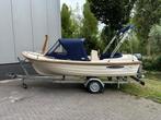 Crescent Allure 17 met Yamaha 9.9pk, Zo goed als nieuw, Polyester, Benzine, 3 tot 6 meter