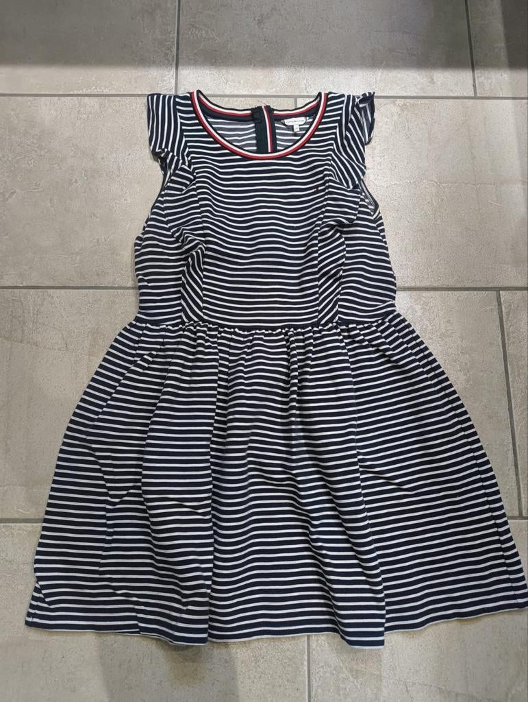 Tommy Hilfiger gestreepte jurk maat 176, Meisje, Ophalen of Verzenden, Jurk of Rok, Tommy Hilfiger