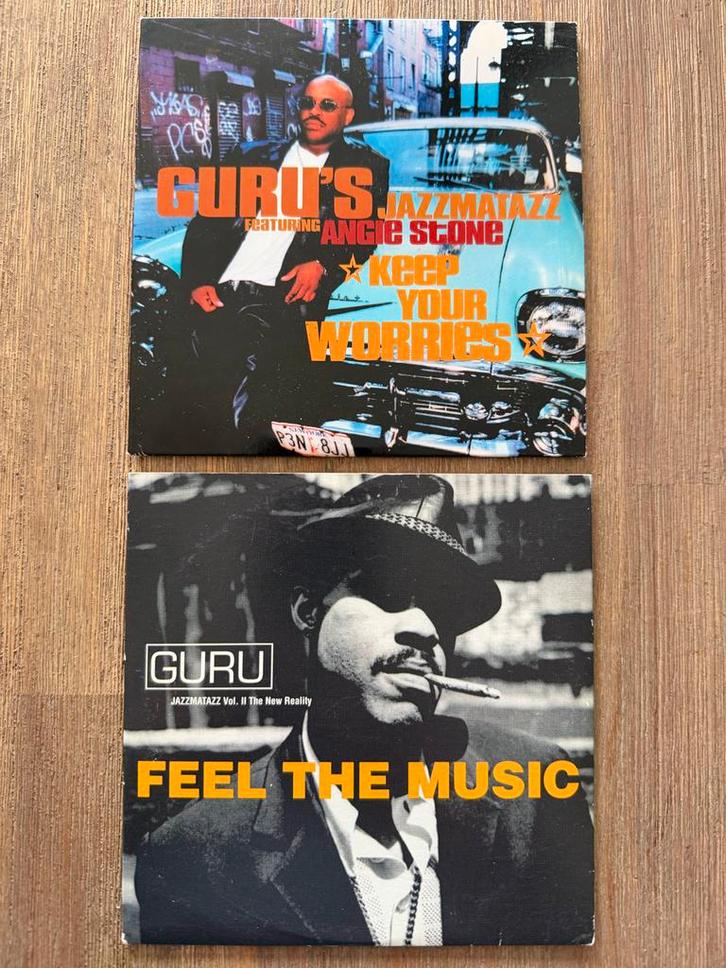 Guru - Jazzmatazz: Keep Your Worries & Feel The Music (2xCD), Cd's en Dvd's, Cd's | Hiphop en Rap, Gebruikt, Ophalen of Verzenden