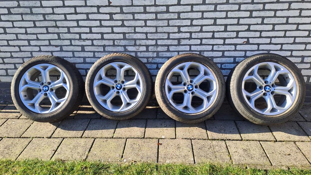 BMW X3 18 inch velgenset met zomerbanden 235/50R18, Ophalen, 18 inch, Gebruikt, Banden en Velgen