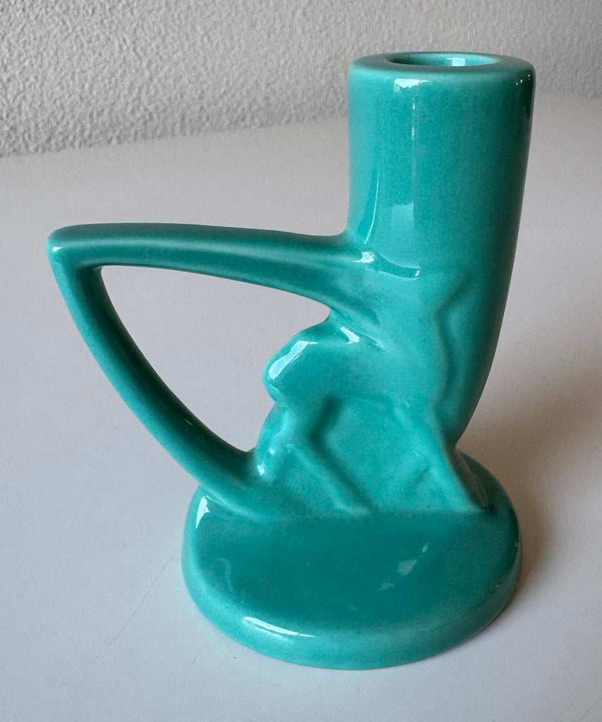 Willem Stuurman Zenith Gouda Nr 597 Kandelaar, Ophalen, Keramiek of Aardewerk