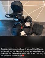 Stokke X-plory kinderwagen met autostoel en accessoires, Kinderen en Baby's, Kinderwagens en Combinaties, Ophalen of Verzenden