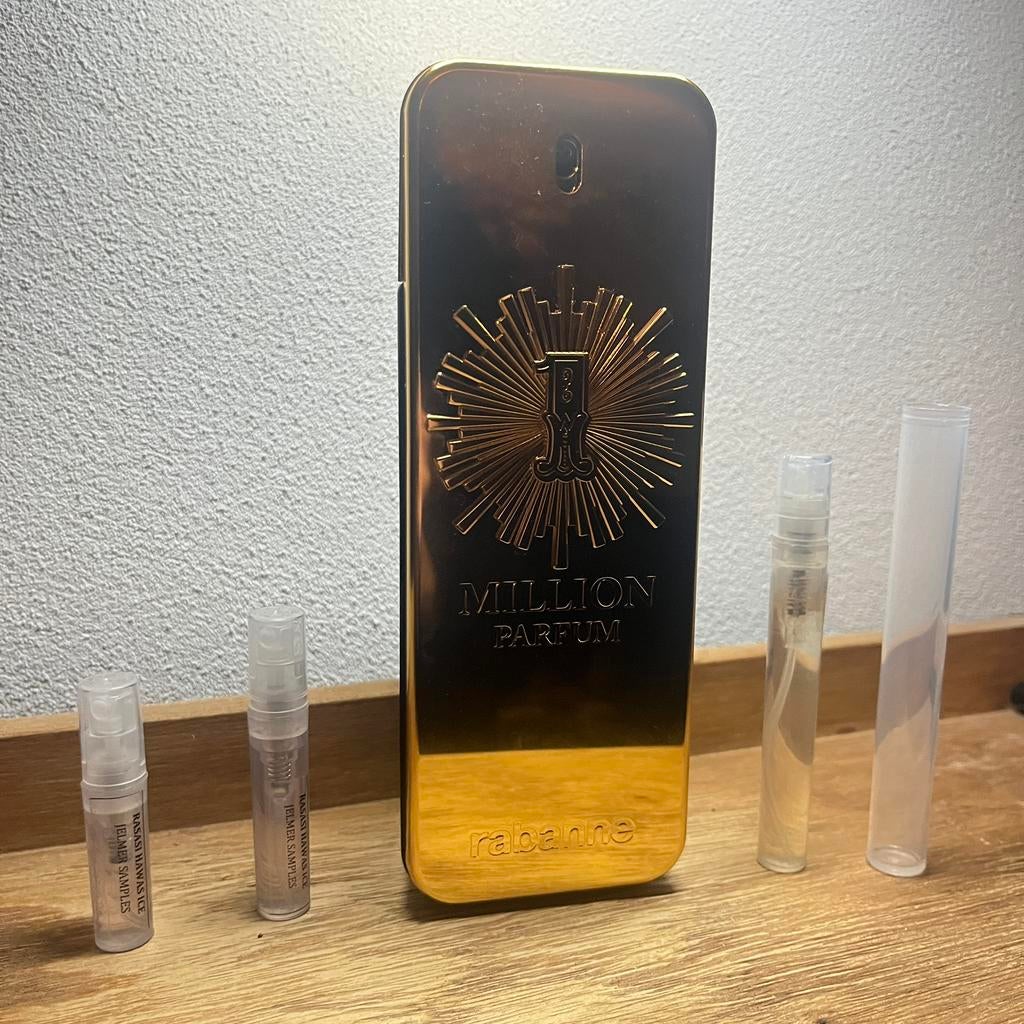 Paco Rabanne - One Million Parfum samples | 1 tot 10ML, Ophalen of Verzenden, Zo goed als nieuw