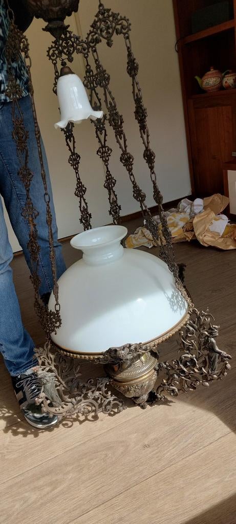 Antieke olielamp, Ophalen