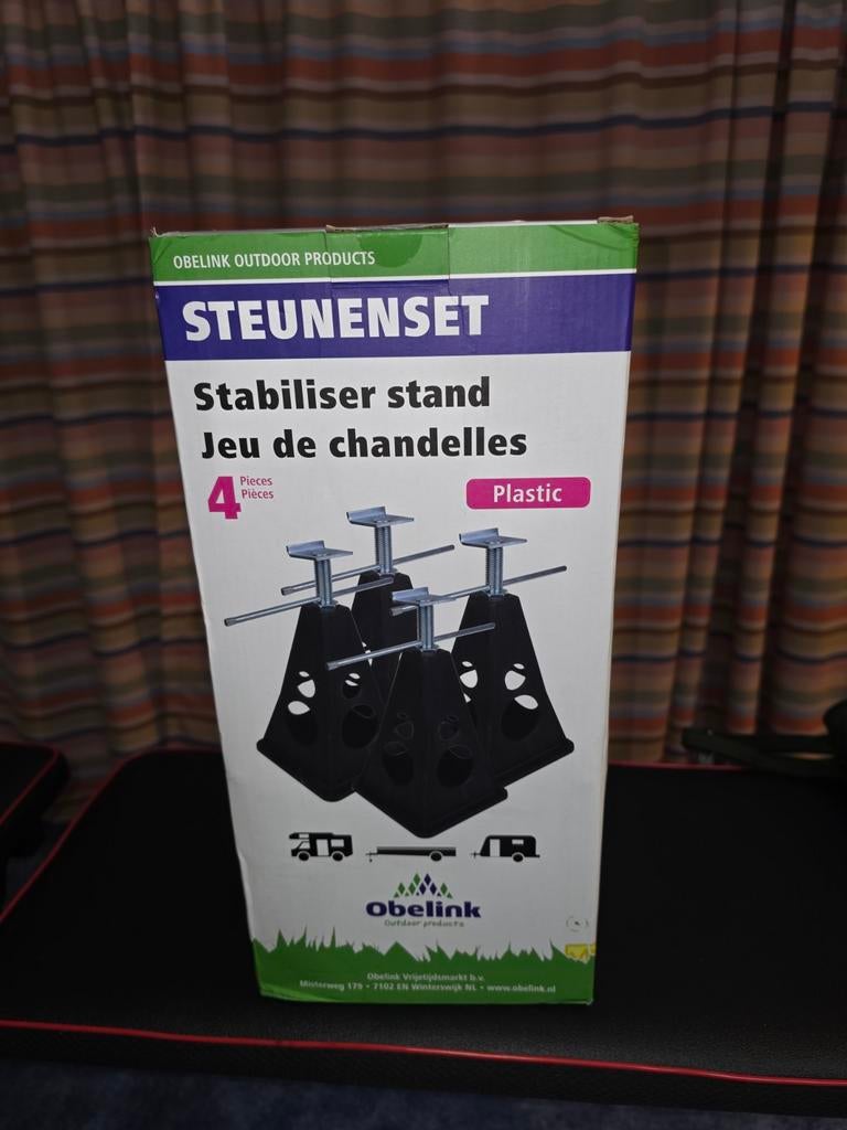 Obelink Steunenset Stabiliser Stand Caravan Camper, Caravans en Kamperen, Caravan accessoires, Ophalen, Nieuw