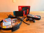 Nintendo Switch met 2 games, Ring Fit en accessoires, Spelcomputers en Games, Spelcomputers | Nintendo Switch, Met games, Met 2 controllers