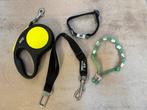 Tekenhalsband/Flexi Rollijn/Reddingo halsband/Autogordel, Ophalen of Verzenden, Gebruikt