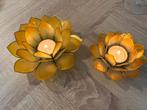 Lotus waxine theelicht houder, Ophalen of Verzenden, Overige materialen, Minder dan 25 cm